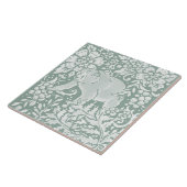 セージユニークグリーンベアーフォレストウッドランドアニマル タイル (側面)