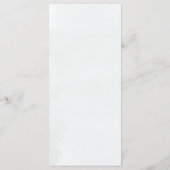 セージユーカリプトゥスシンプルグリーンリー結婚ズ メニュー (裏面)