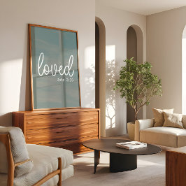 セージラブフェイスミニマル引用文 ポスター