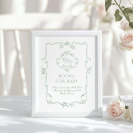 セージロッキングホースベビー用の珍味本 ポスター