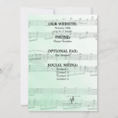 セージローカルミュージックストアIロゴオープンハウス セーブザデート (裏面)