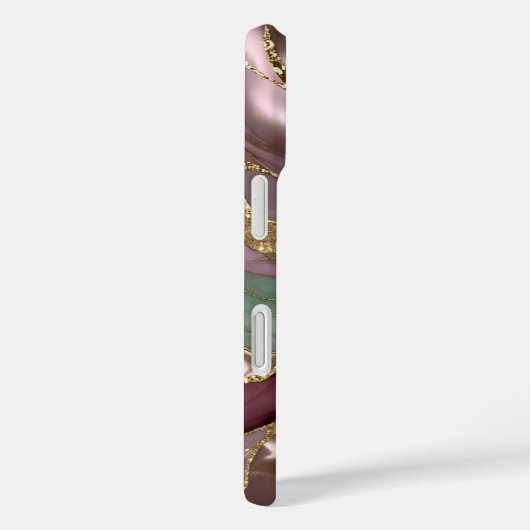セージローズゴールド大理石スマホケース 高級 Case-Mate iPhoneケース (裏面 / 右)