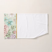 セージヴィンテージフローラ金ゴールドバスルーム用タオルセット バスタオルセット (ハンドタオル)