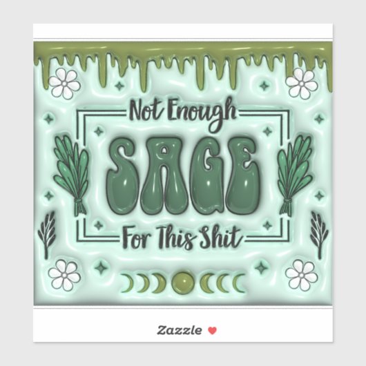 セージ不足 シール (シート)