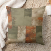 セージ動揺してグリーンオレンジファームハモダンウス クッション (ブランケット)