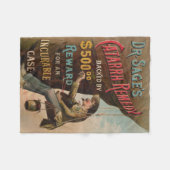 セージ博士のカタル療法 フリースブランケット (正面(横))