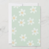 セージ名門私立校風のグリーンY2Kハッピー顔パーティー誕生日 招待状 (裏面)