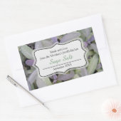 セージ塩または他のセージはラベルのシールを保存 長方形シール (封筒)