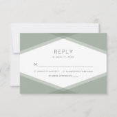 セージ層ジオメトリおよびブルー石板応答 出欠カード (正面)