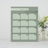 セージ年間チェックリスト (スタンド正面)