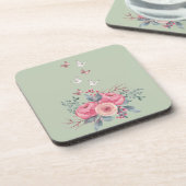 セージ懸命プラスティックスクエアコースターセット コースター (左側)