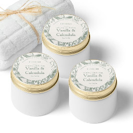 セージ植物性フローラモダン小品 ラウンドシール