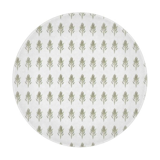 セージ植物植物植物植物植物植物採集キッチン カッティングボード (正面)