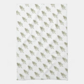 セージ植物植物植物植物植物植物採集キッチン キッチンタオル (縦)