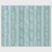 セージ淡い色のグリーン/ライトブルーのシルキードレープパターン ラッピングペーパー (フラット)