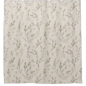 セージ牧草地 シャワーカーテン (正面)