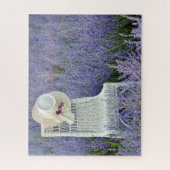 セージ畑のロシアの籐の椅子 ジグソーパズル (縦)