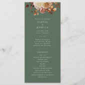 セージ秋の結婚式 プログラム (正面)