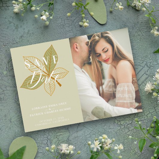 セージ紅葉結婚テーマのカスタム写真