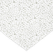 セージ紙吹雪水色ドットテーブルランナー ミディアムテーブルランナー (コーナー)