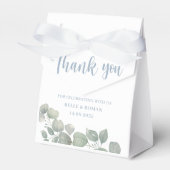 セージ素朴グリーンユーカリ結婚ス フェイバーボックス (正面サイド)