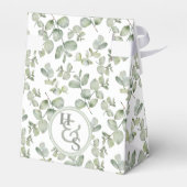 セージ素朴グリーンユーカリ結婚ス フェイバーボックス (裏面サイド)