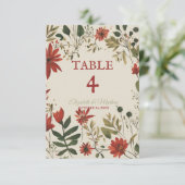 セージ素朴グリーン&バーガンディーレッドフローラ秋 (スタンド正面)