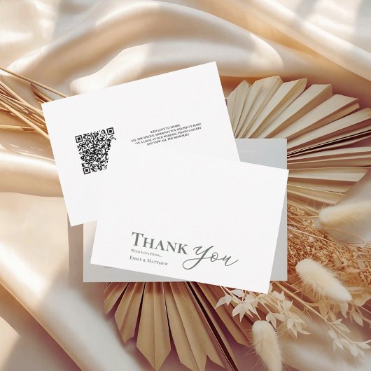 セージ結婚のサンキューカードが永遠に始まる