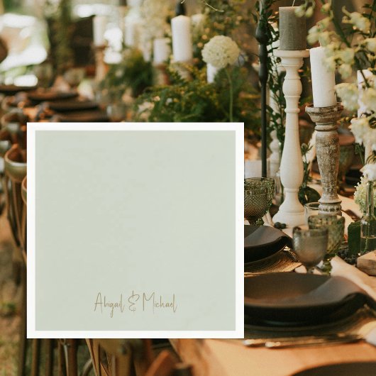 セージ結婚カクテル スタンダードカクテルナプキン