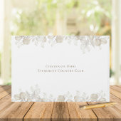 セージ結婚グリーンのスクリプカスタムト ゲストブック