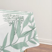 セージ結婚グリーンヴィンテージ植物学 テーブルクロス (インサイチュ)