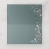 セージ結婚グリーン プレイスカード (内部開封)