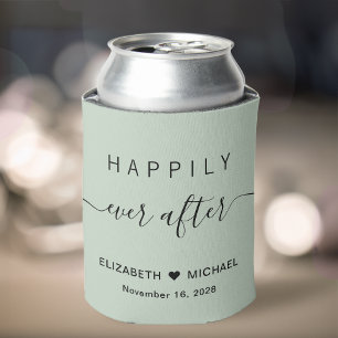 セージ結婚・グリーンの後ずっと幸せに 缶クーラー