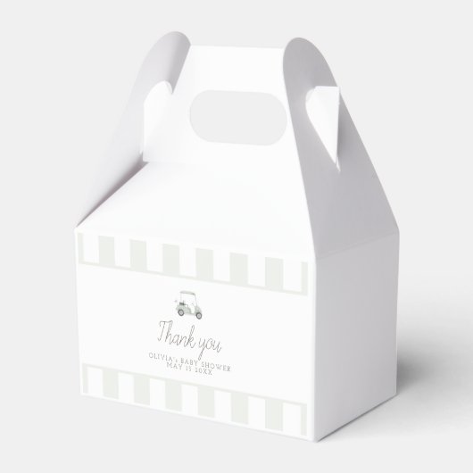 セージ緑のゴルフカートの特典ボックス フェイバーボックス (正面サイド)