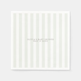 セージ緑のゴルフカート赤ちゃんシャワーナプキン スタンダードカクテルナプキン