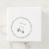 セージ緑のゴルフベビーシャワー フェイバータグ (インサイチュ)