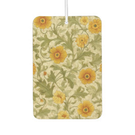 セージ緑のシームレスなパターン カーエアーフレッシュナー