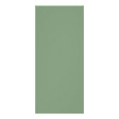 セージ緑のフローラフレーム結婚モノグラムのメニューカード ラックカード (裏面)