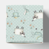 セージ緑のベビーパターン フェイバーボックス (上部)