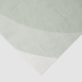 セージ緑のミニマリストサークルグラデーション 薄葉紙 (詳細)