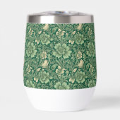 セージ緑のヴィンテージフローラルパターン (正面)