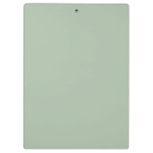 セージ緑の名前モダンモノグラエレガントムボホ クリップボード (裏面)