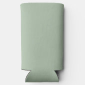 セージ緑の名前モダンモノグラエレガントムボホ スリム缶クーラー (裏面)