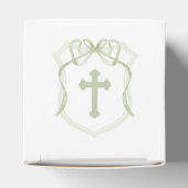 セージ緑の弓クレストバプティスキューブ フェイバーボックス (上部)