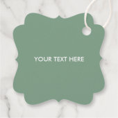 セージ緑の愛のラベルを成長結婚させる フェイバータグ (裏面)