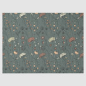 セージ緑の牧草地開花タイムレスフローラ 薄葉紙 (正面)