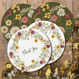 セージ緑の素朴な野草 フェイバータグ