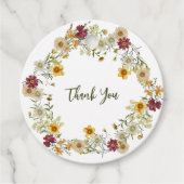 セージ緑の素朴な野草 フェイバータグ (正面)