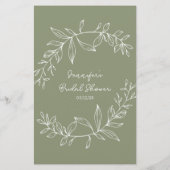 セージ緑の花のゲームどこ我々 チラシ (裏面)