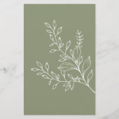 セージ緑の花ゲーム財布の中のwhats チラシ (裏面)